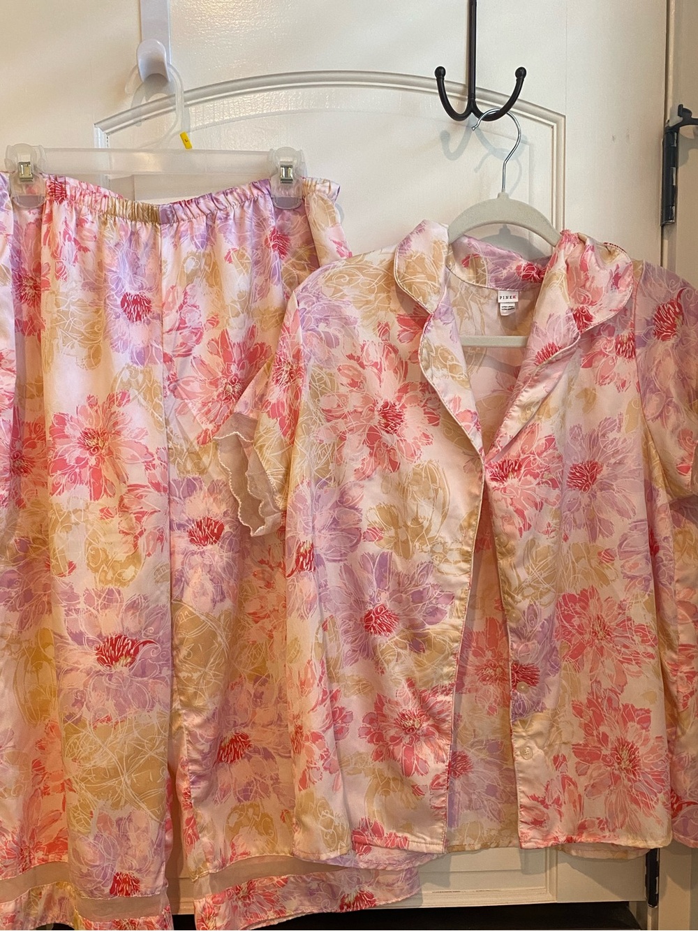 Pink from Kmart Vintage Floral Pajama Set XL